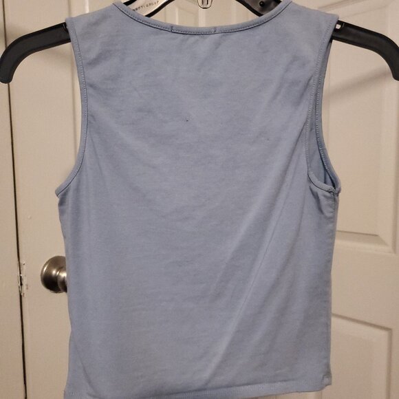 Teardrop Cut Out Crop Top - Picture 4 of 7